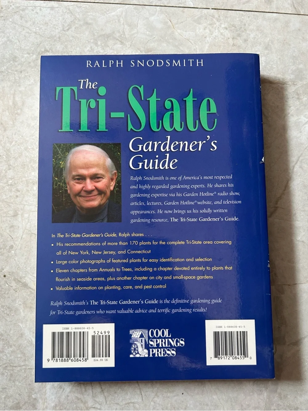 The Tri-State Gardener's Guide - Blue & Yellow Gardening Book by Ralph Snodsmith